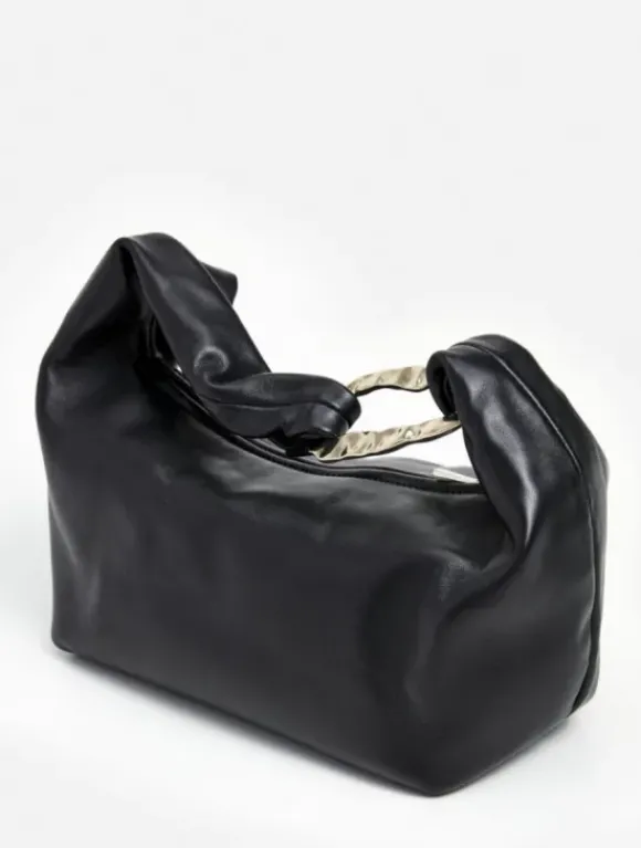 Amanda shoulder bag leather, black