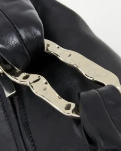 Amanda shoulder bag leather, black