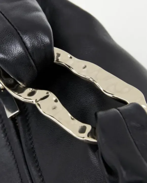 Amanda shoulder bag leather, black