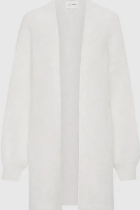 Americandreams - Lee midi mohairneuletakki, white
