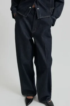 Columbus New Denim Trousers, dark blue denim