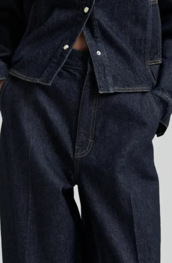 Columbus New Denim Trousers, dark blue denim
