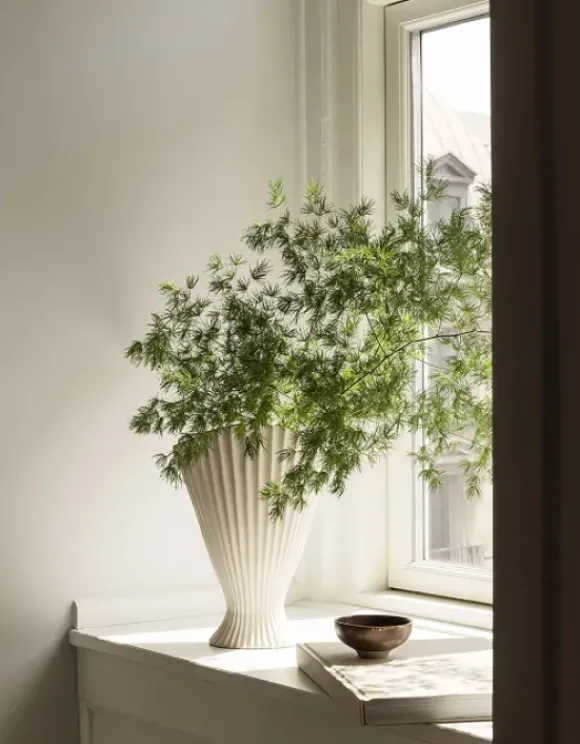 Ferm Living - Fountain vaasi, off-white