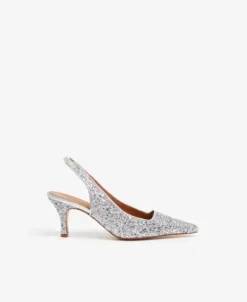 Flattered - Franchesca Glitter Textile Silver