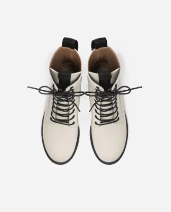 Flattered - Lovi nahkanilkkurit, creme