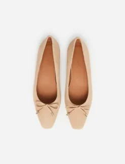 Flattered - Monica ballerinat, sand suede