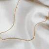 Gauhar - Rolo kaulaketju 45cm, kulta