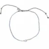 Iris rannekoru Blue Lace Agate, silver