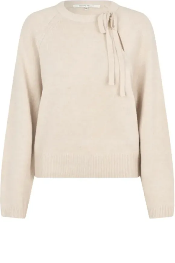 Joline Knit O-Neck, pumice stone