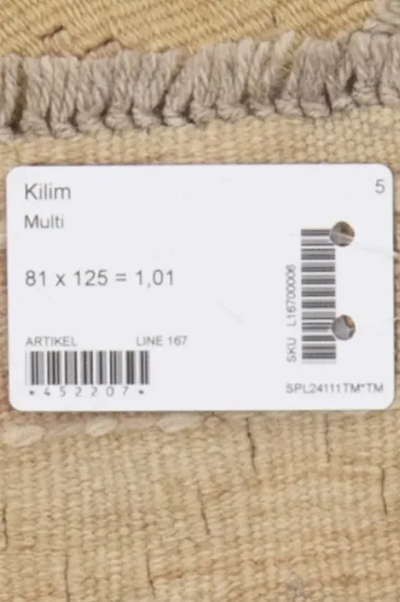 Kelim matto, multi #606 / 80x125cm