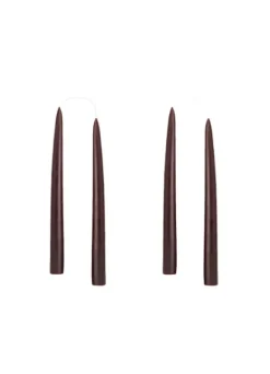 Kruunukynttilä lyhyt 20cm chocolate