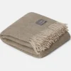Mohair torkkupeitto, Light Taupe & Brindle Melange