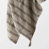 Nella vohvelipyyhe 50x70, blue stripe