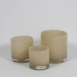 Nilla lasilyhty, pannacotta Ø10cm