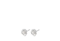 Pernille Corydon - Hidden Pearl nappikorvakorut, hopea