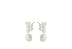 Pernille Corydon - Ocean Treasure nappikorvakorut, hopea