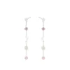 Pernille Corydon - Pastel Dream ketjukorvakorut, hopea