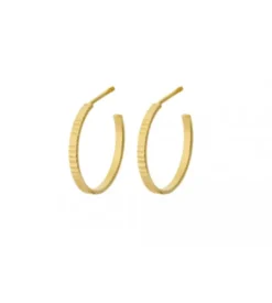 Pernille Corydon - Sea Reflection hoops, kulta