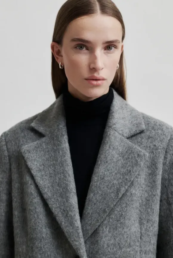 Sera villakangastakki, grey melange