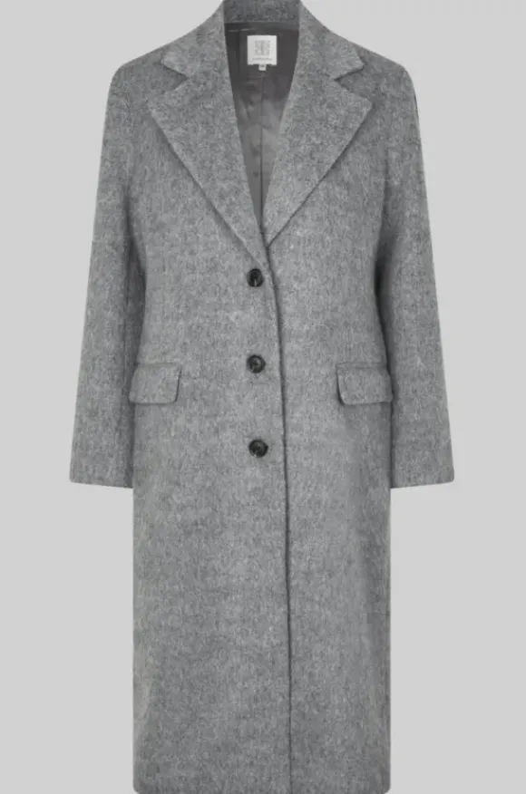 Sera villakangastakki, grey melange
