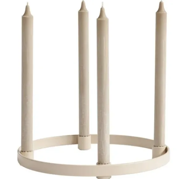 Tine K Home - rengaskynttelikkö, 30cm, hiekka