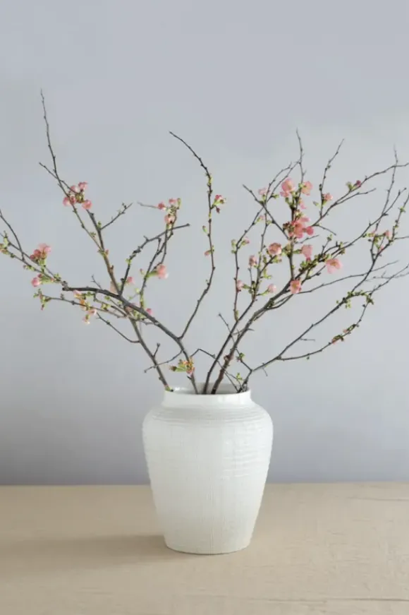 Willow maljakko H45 cm, valkoinen